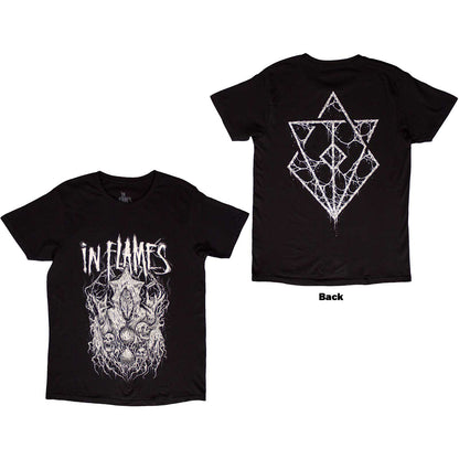IN FLAMES - BURIED IN TIME - T-Shirt Black (Back Print)