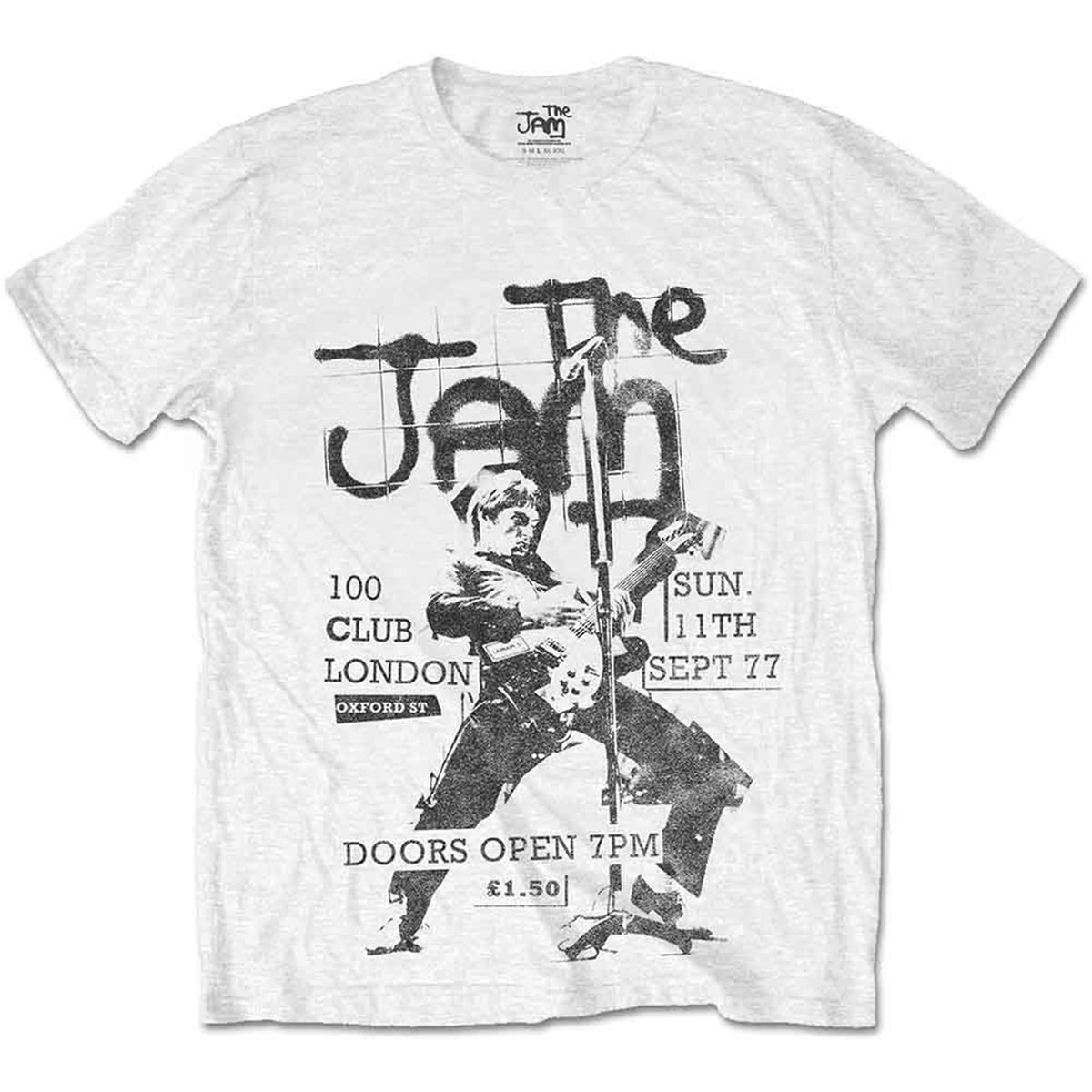 JAM, THE - 100 CLUB 77 - T-Shirt White