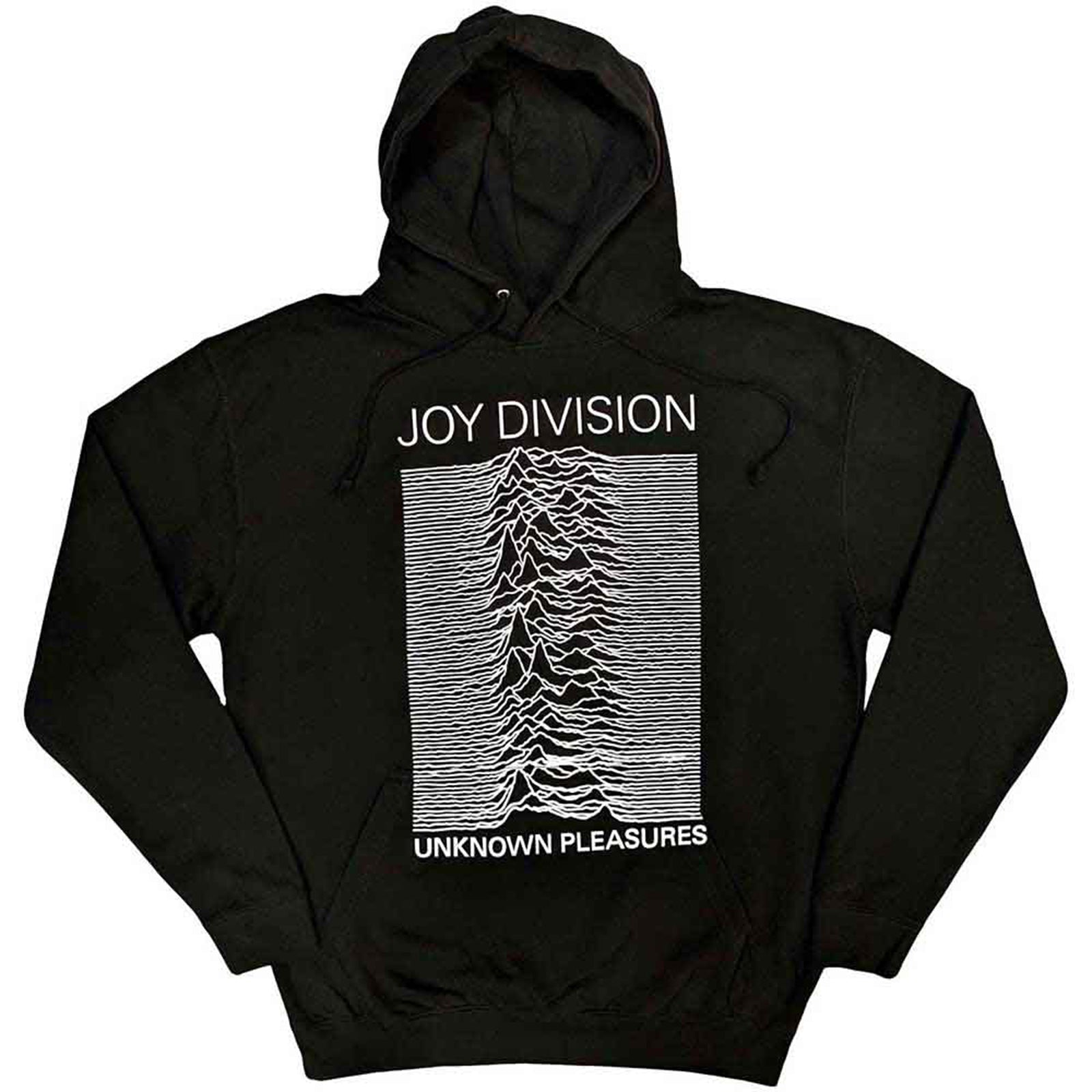 JOY DIVISION - UNKNOWN PLEASURES FP - Pullover Hoodie Black