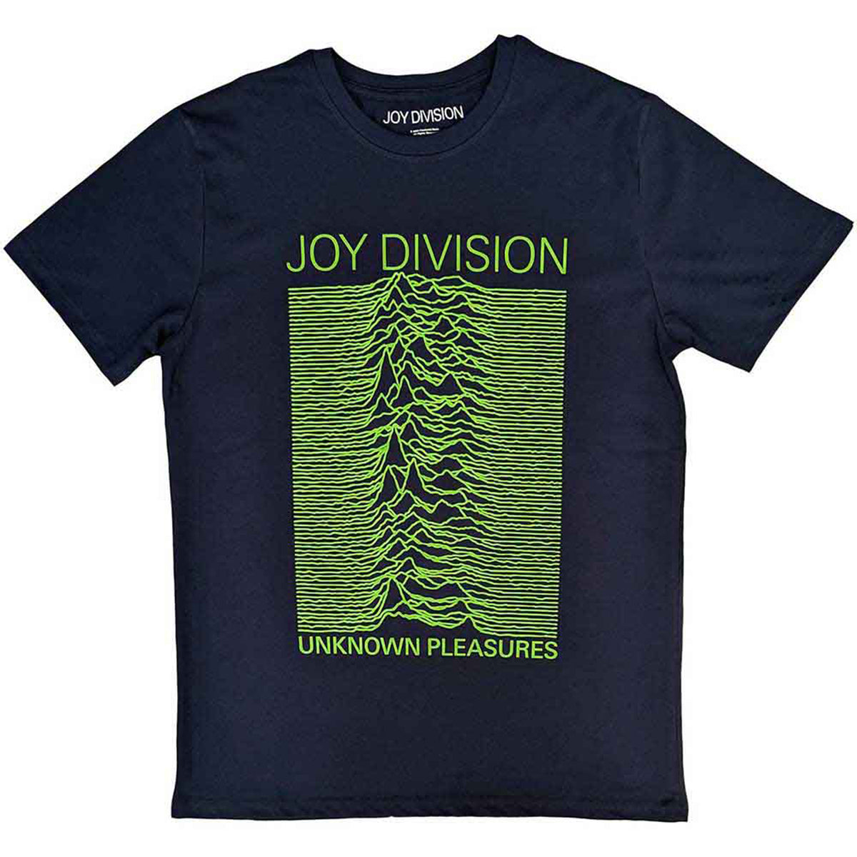 JOY DIVISION - UNKNOWN PLEASURES NEON FP - T-Shirt Blue