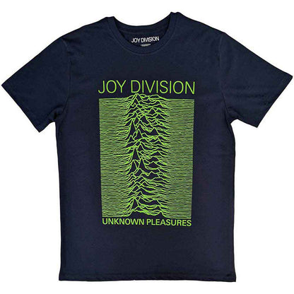 JOY DIVISION - UNKNOWN PLEASURES NEON FP - T-Shirt Blue