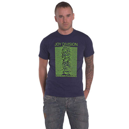 JOY DIVISION - UNKNOWN PLEASURES NEON FP - T-Shirt Blue