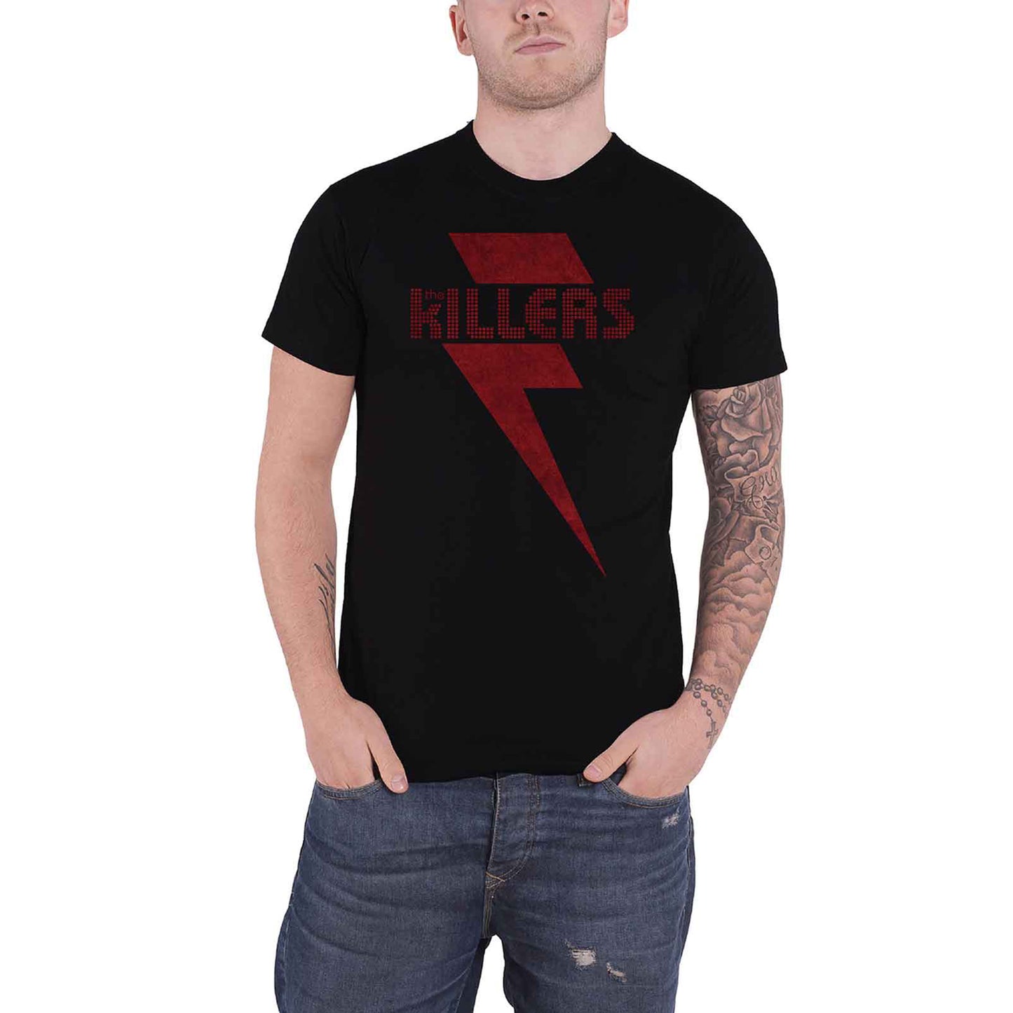 KILLERS, THE - RED BOLT - T-Shirt Black