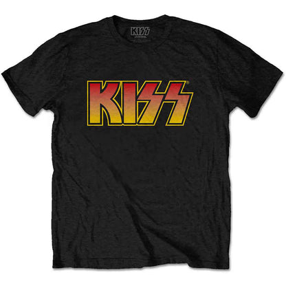 KISS - CLASSIC LOGO - T-Shirt Black