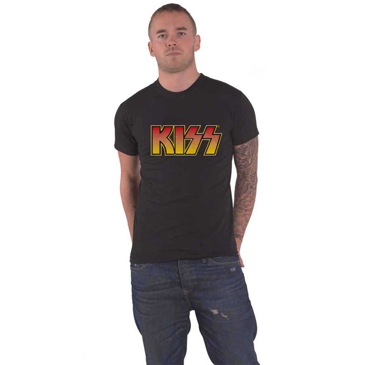 KISS - CLASSIC LOGO - T-Shirt Black