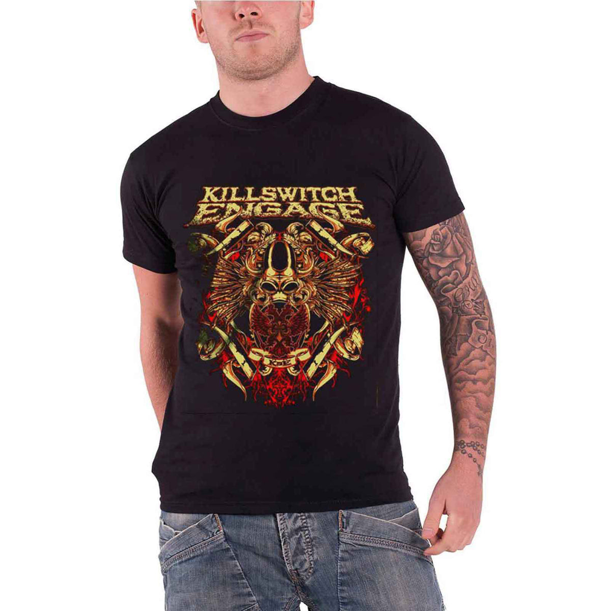 KILLSWITCH ENGAGE - ENGAGE BIO WAR - T-Shirt Black