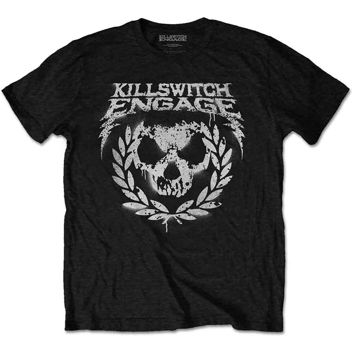 KILLSWITCH ENGAGE - SKULL SPRAYPAINT - T-Shirt Black