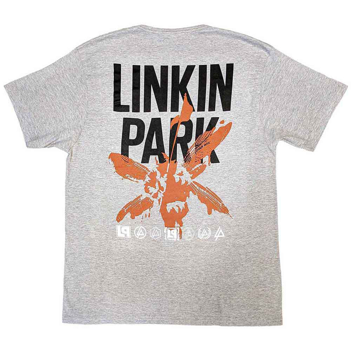 LINKIN PARK - SOLDIER ICONS - T-Shirt Grey (Back Print)