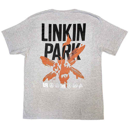 LINKIN PARK - SOLDIER ICONS - T-Shirt Grey (Back Print)