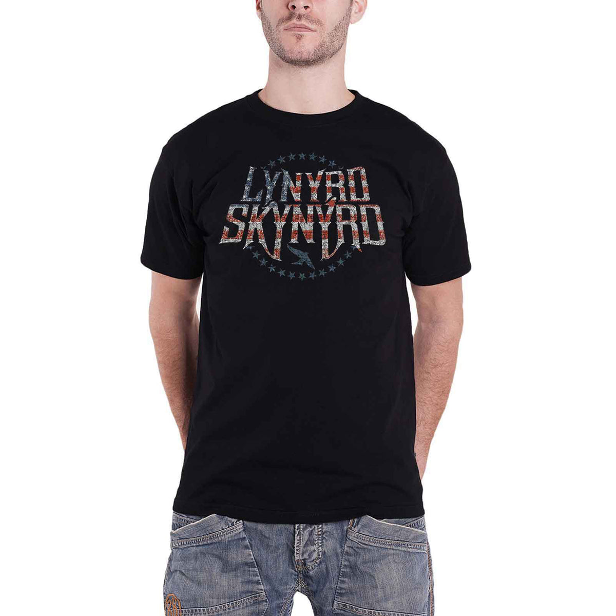 LYNYRD SKYNYRD - STARS & STRIPES - T-Shirt Black