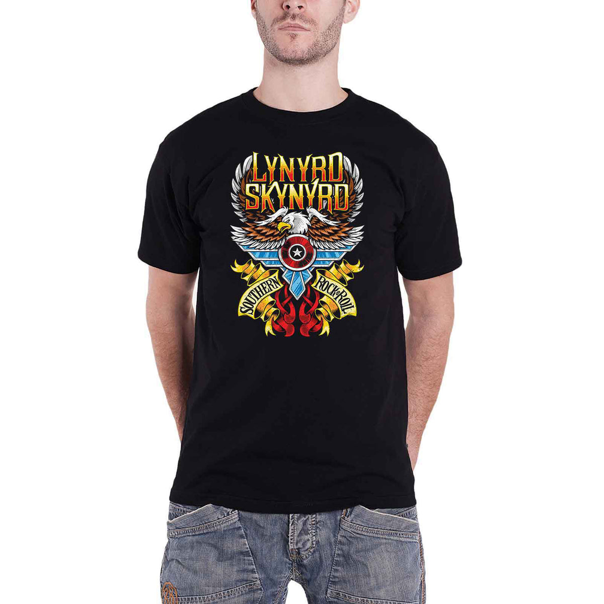 LYNYRD SKYNYRD - SOUTHERN ROCK & ROLL - T-Shirt Black