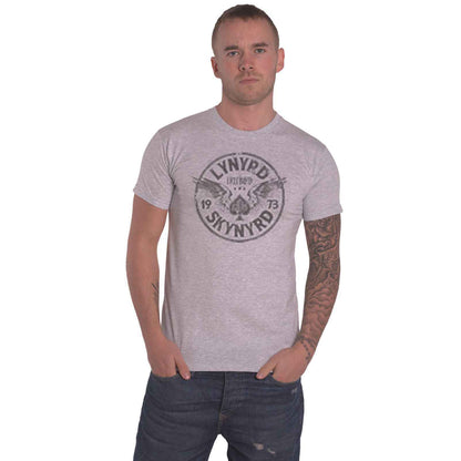 LYNYRD SKYNYRD - FREEBIRD '73 WINGS - T-Shirt Grey