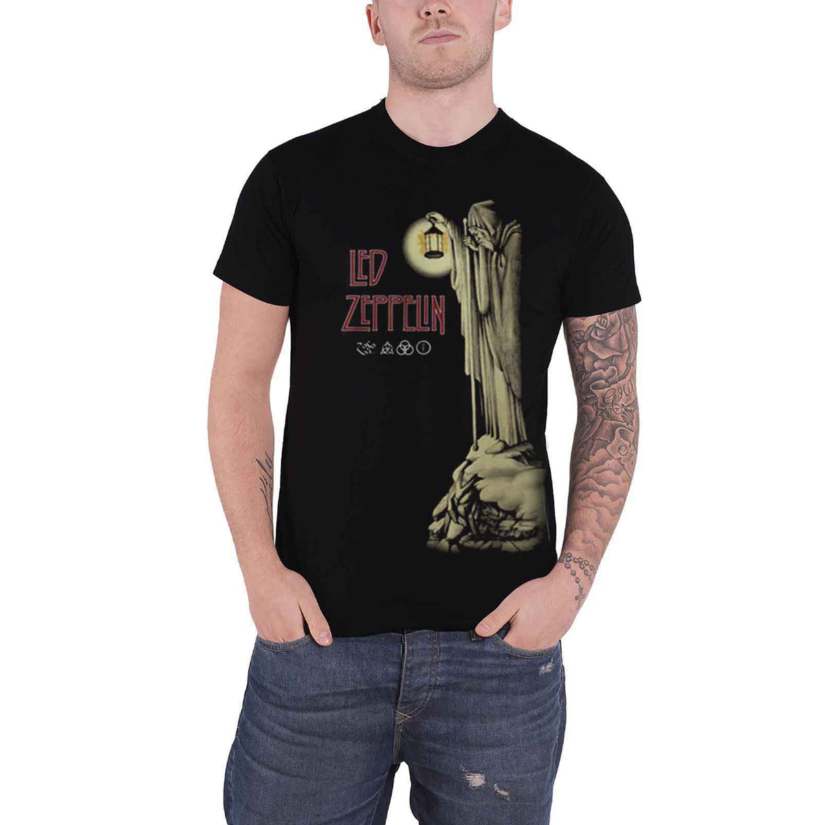 LED ZEPPELIN - HERMIT - T-Shirt Black