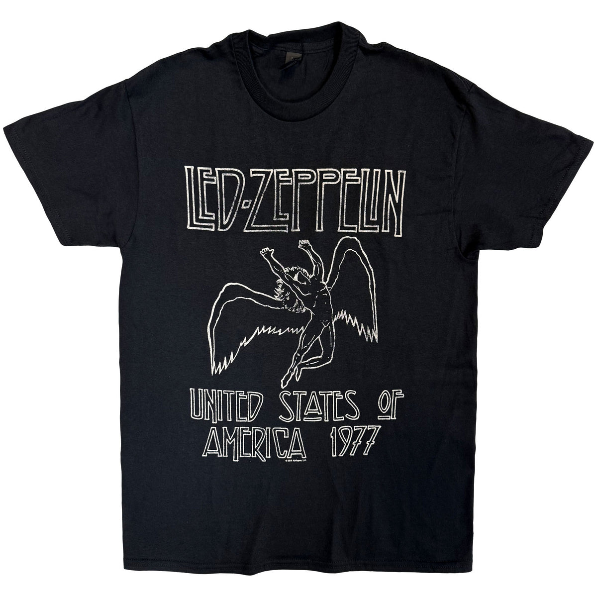 LED ZEPPELIN - USA '77. - T-Shirt Black