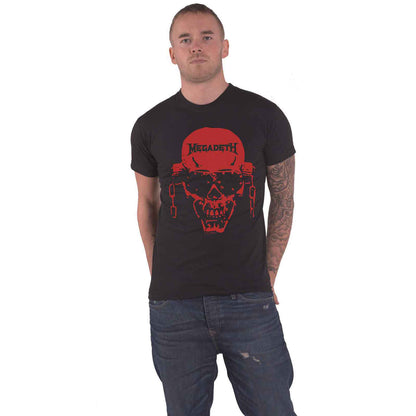 MEGADETH - VIC HI-CONTRAST RED - T-Shirt Black