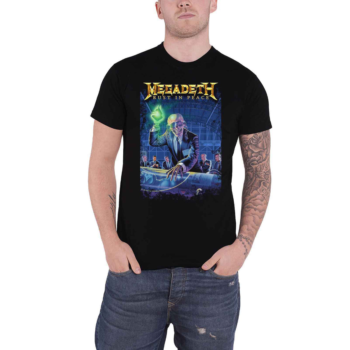 MEGADETH - RUST IN PEACE 30TH ANNIVERSARY - T-Shirt Black (Back Print)