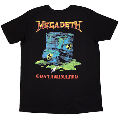 MEGADETH - CONTAMINATED - T-Shirt Black (Back Print)