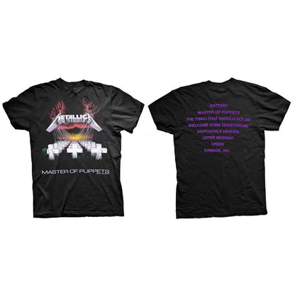 METALLICA - MASTER OF PUPPETS - T-Shirt Black (Back Print)