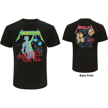 METALLICA - AND JUSTICE FOR ALL (ORIGINAL) - T-Shirt Black (Back Print)