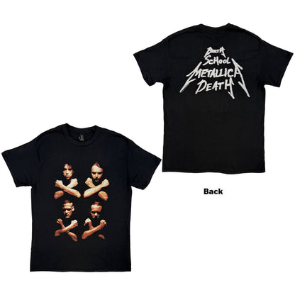 METALLICA - BIRTH DEATH CROSSED ARMS - T-Shirt Black (Back Print)