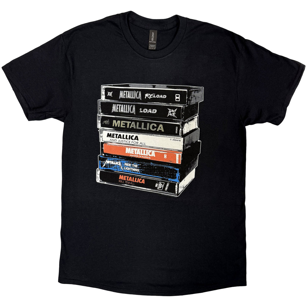METALLICA - CASSETTE - T-Shirt Black