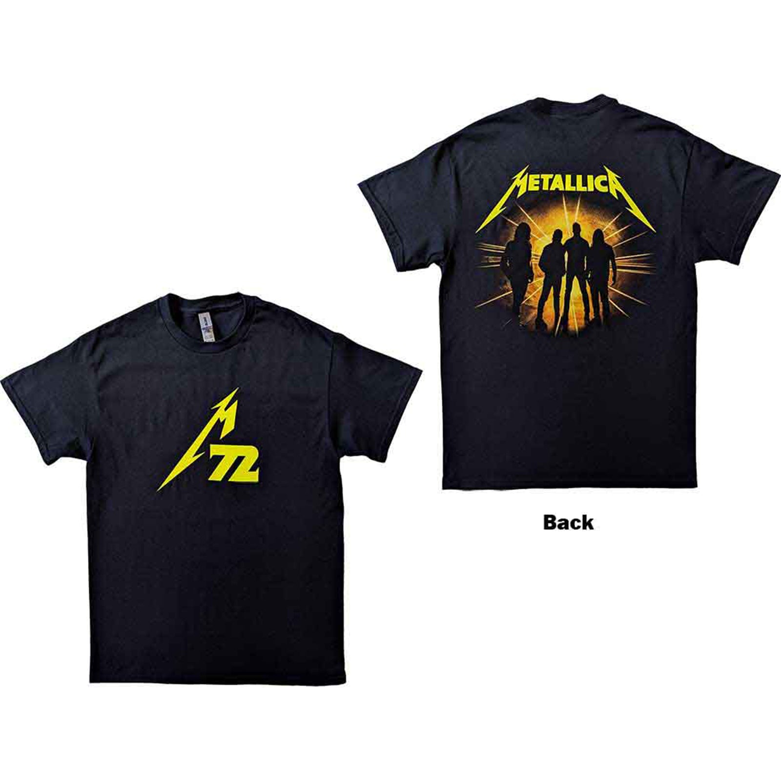 METALLICA - 72 SEASONS STROBES PHOTO - T-Shirt Black (Back Print)
