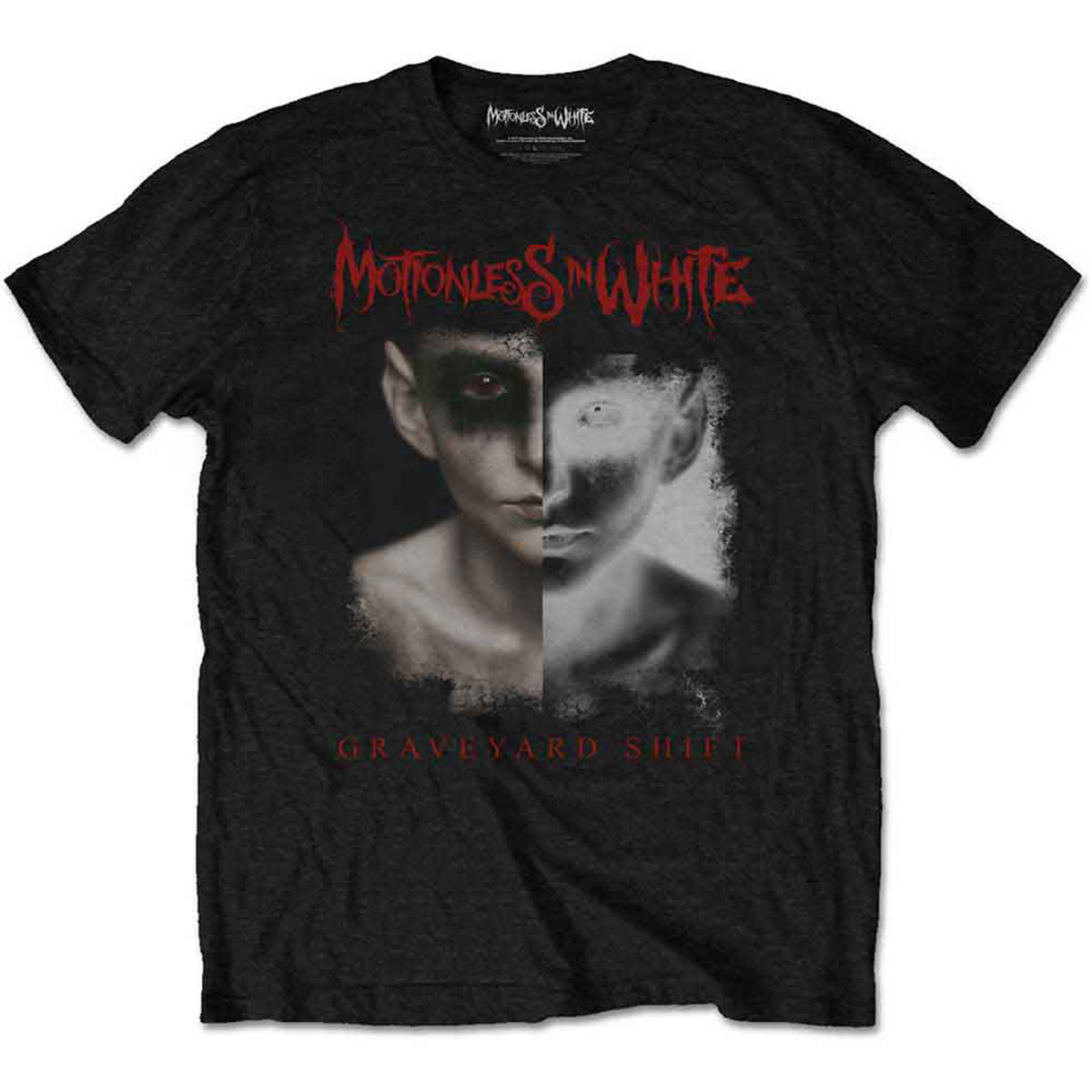 MOTIONLESS IN WHITE - SPLIT SCREEN - T-Shirt Black