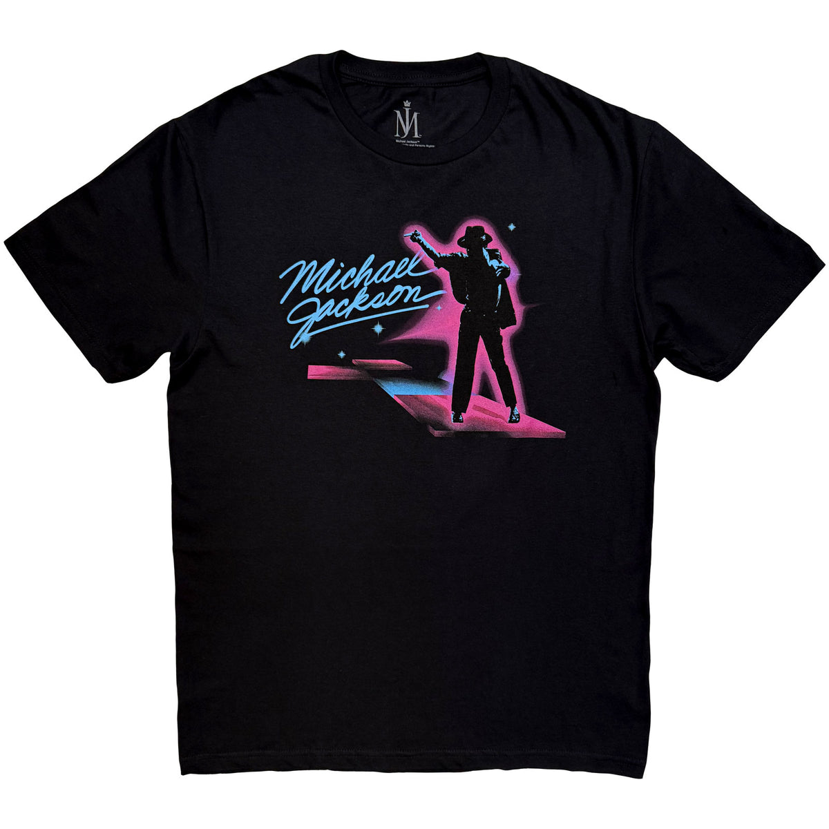 MICHAEL JACKSON - NEON - T-Shirt Black