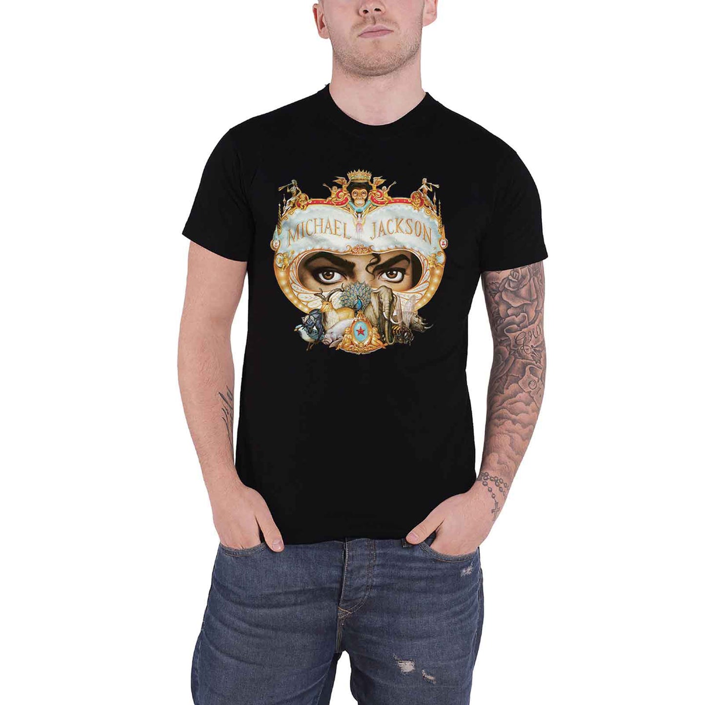 MICHAEL JACKSON - DANGEROUS - T-Shirt Black
