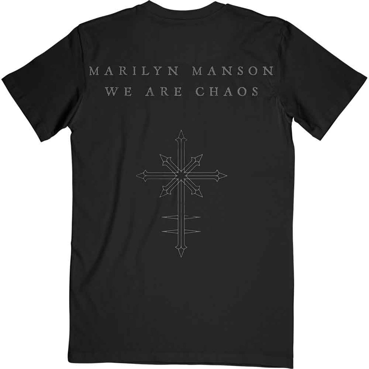 MARILYN MANSON - WE ARE CHAOS - T-Shirt Black (Back Print)