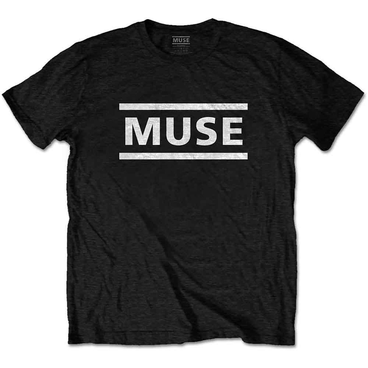 MUSE - WHITE LOGO - T-Shirt Black