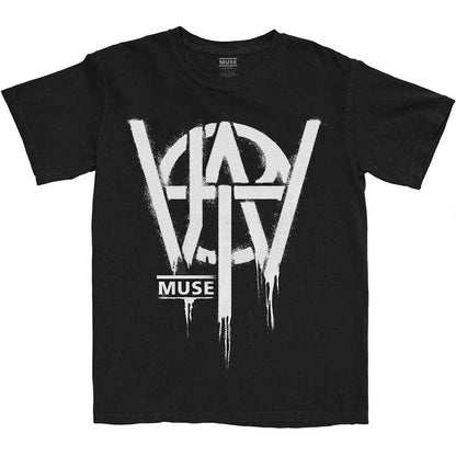 MUSE - WILL OF THE PEOPLE STENCIL - T-Shirt Black