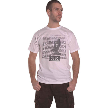 NINE INCH NAILS - HEAD LIKE A HOLE - T-Shirt White