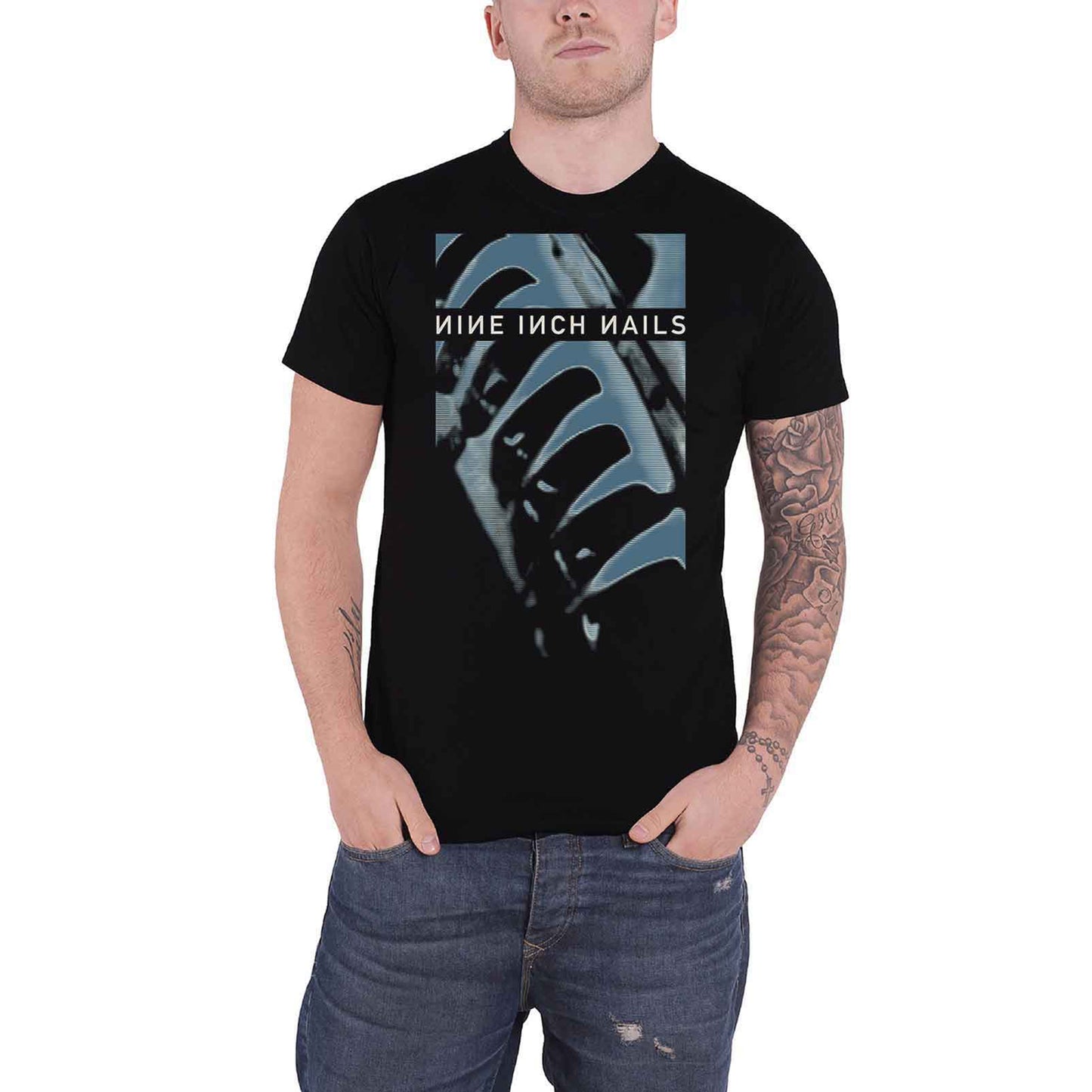 NINE INCH NAILS - PRETTY HATE MACHINE - T-Shirt Black (Back Print)