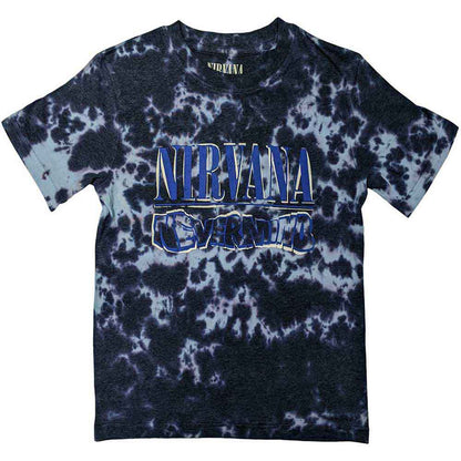 NIRVANA - NEVERMIND WAVY LOGO - T-Shirt Purple (Wash Collection)