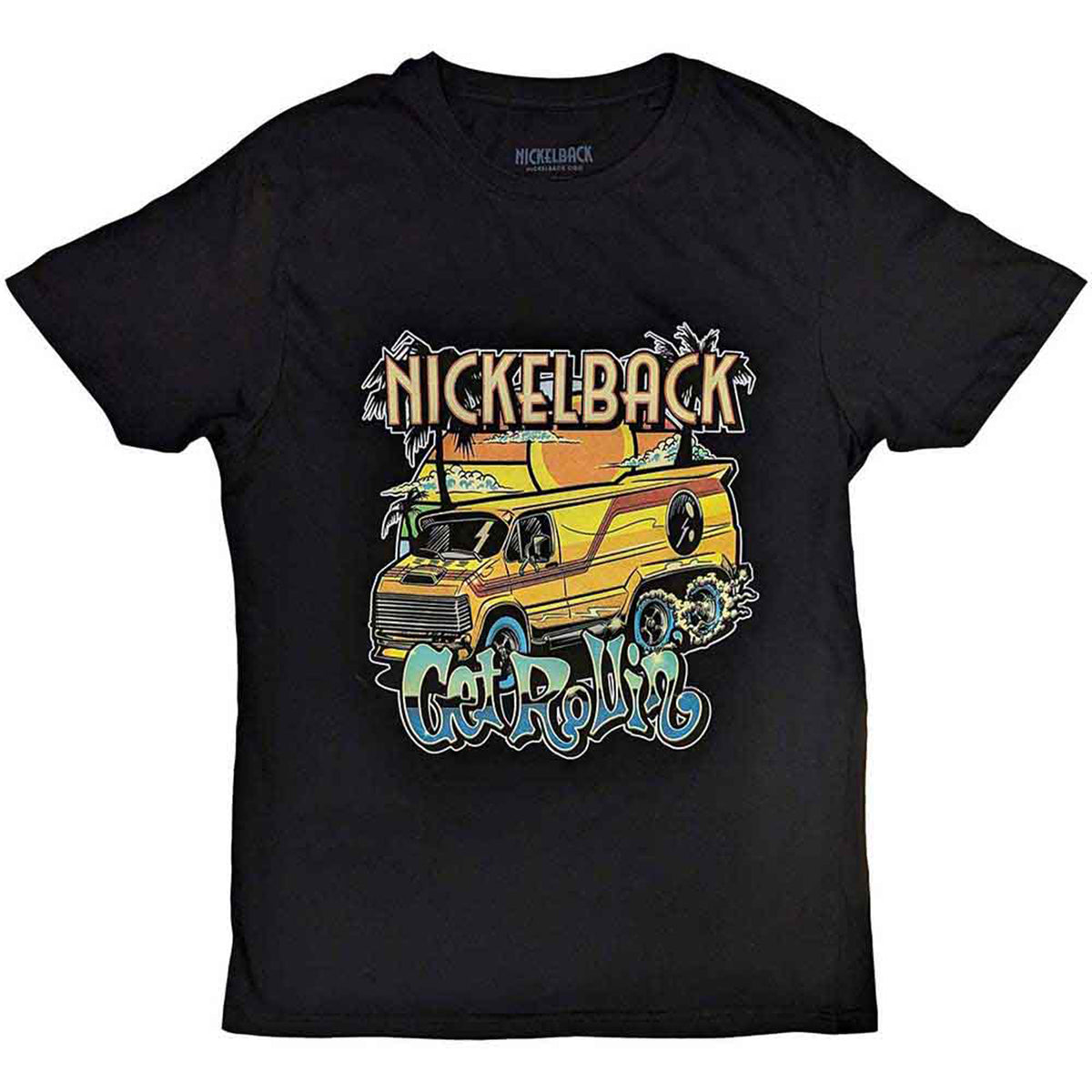 NICKELBACK - GET ROLLIN' - T-Shirt Black