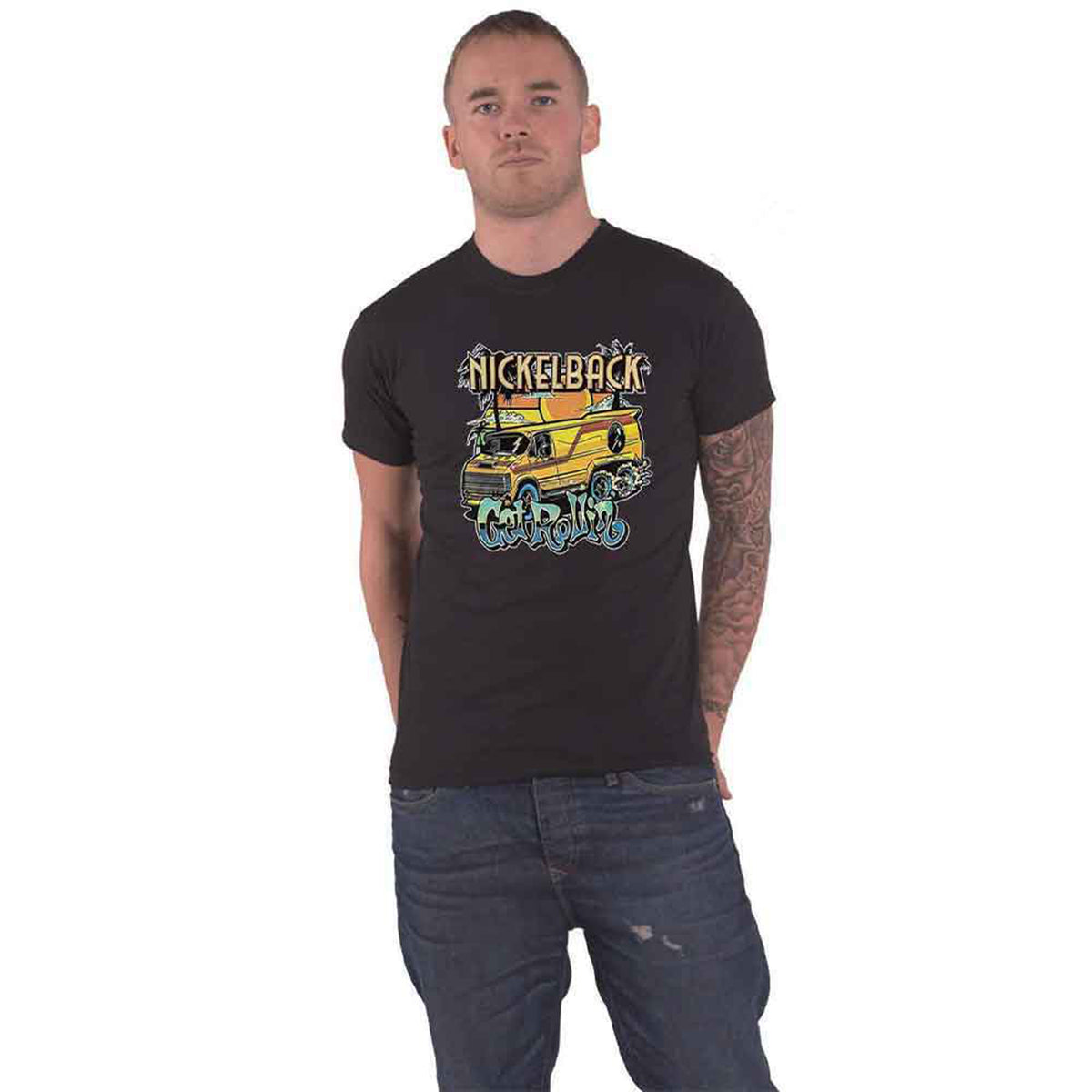 NICKELBACK - GET ROLLIN' - T-Shirt Black