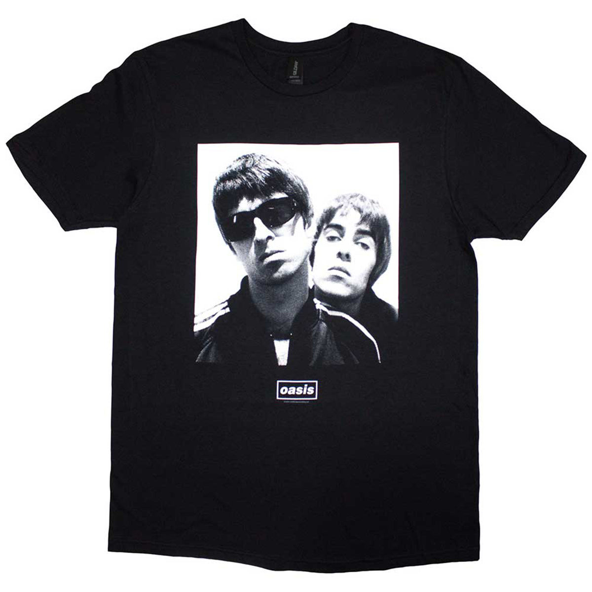 OASIS - NOEL & LIAM SQUARE PHOTO - T-Shirt Black