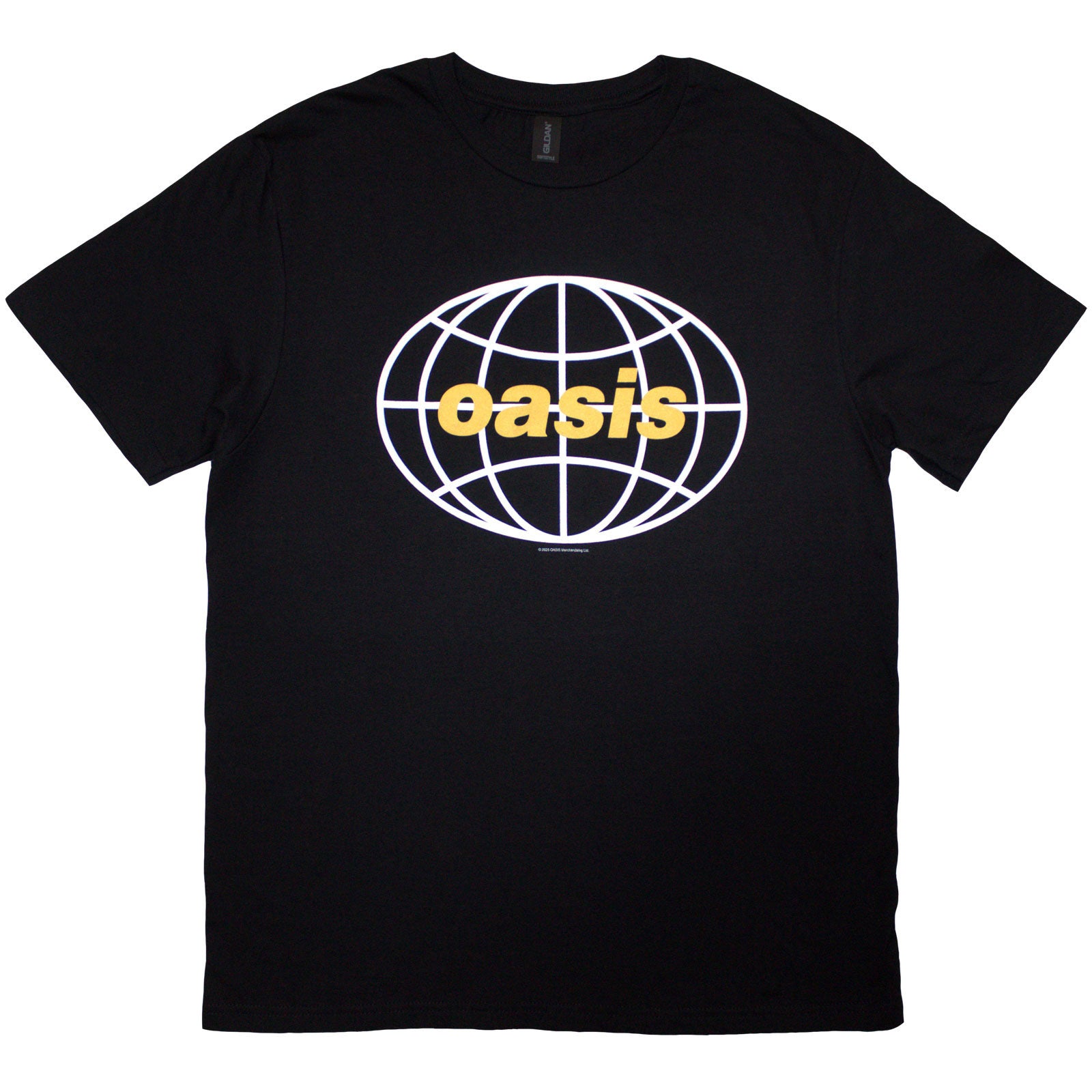 OASIS - GLOBE LOGO - T-Shirt Black