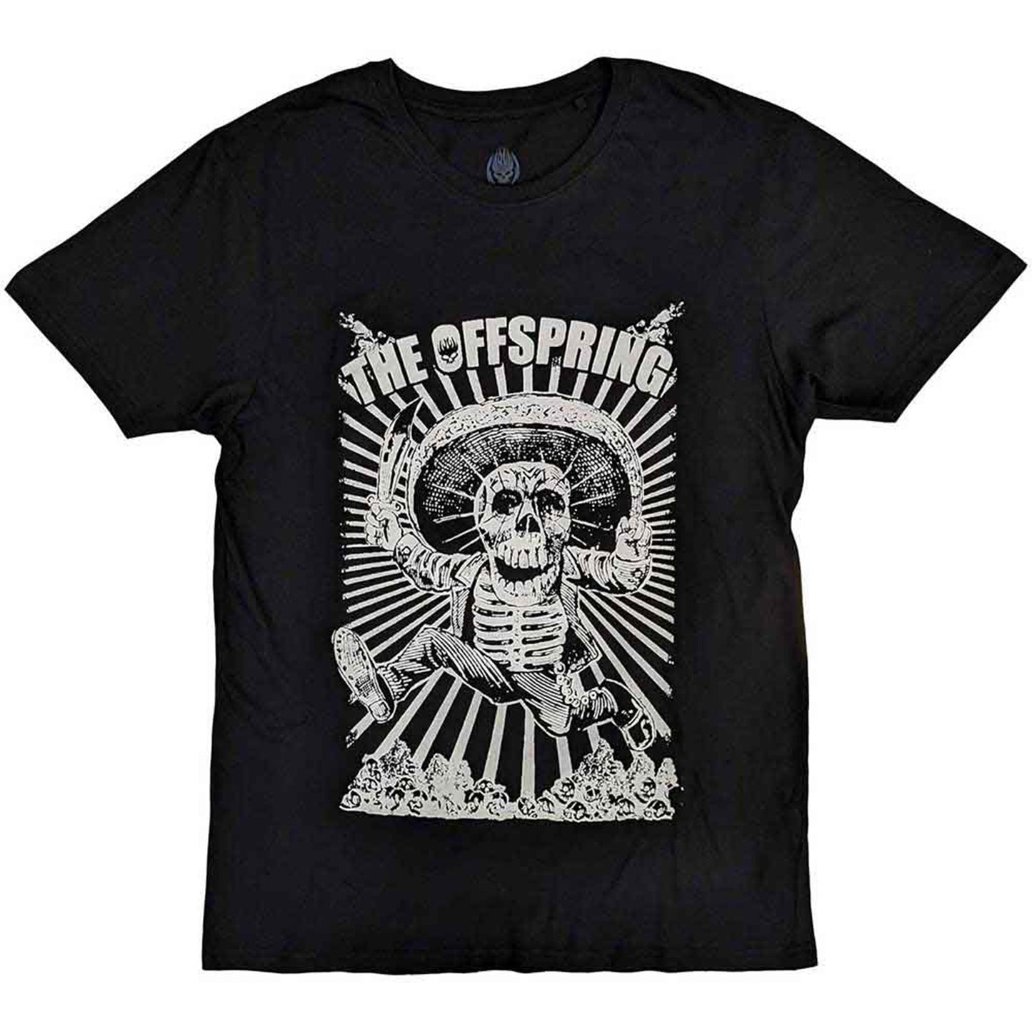 OFFSPRING, THE - JUMPING SKELETON - T-Shirt Black