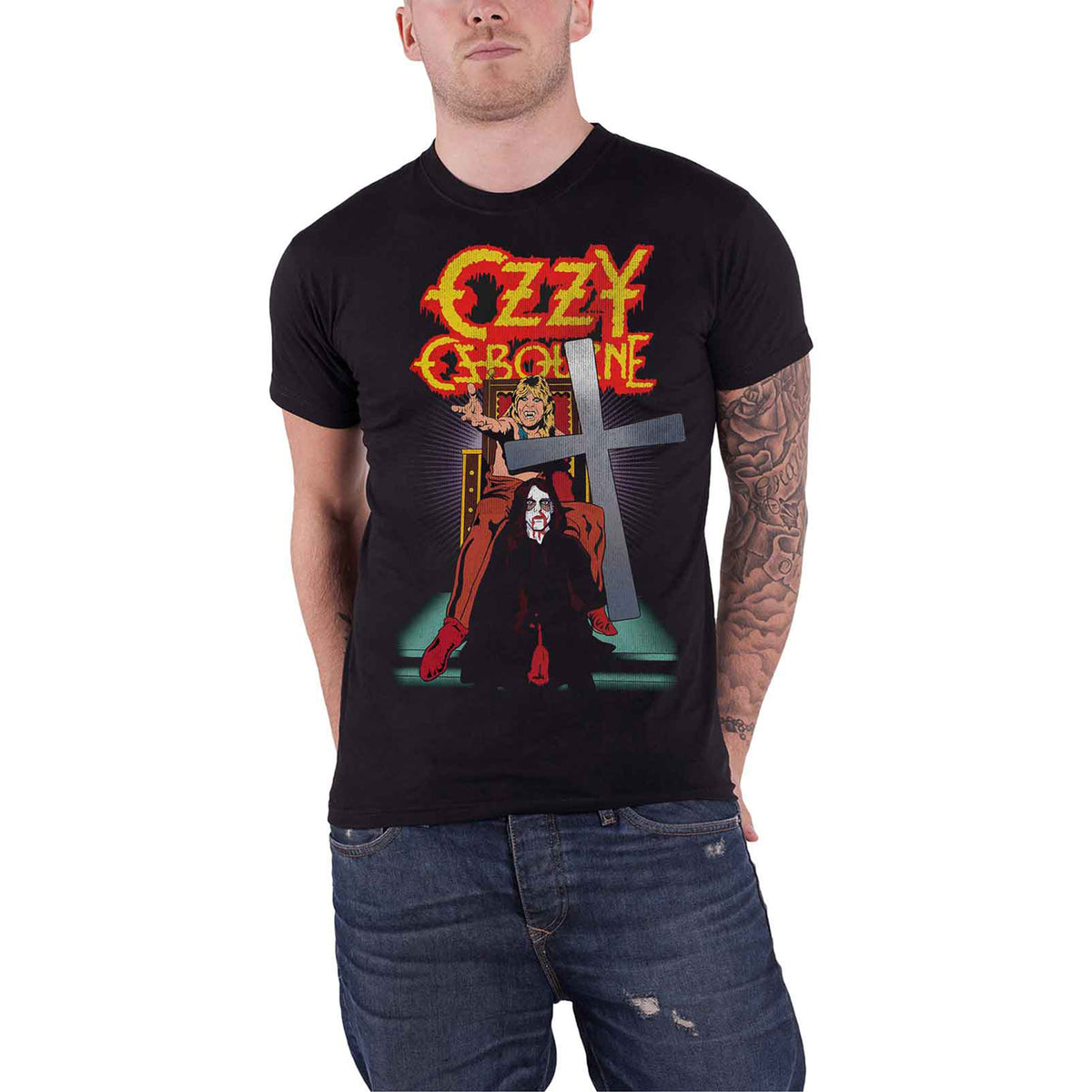 OZZY OSBOURNE - SPEAK OF THE DEVIL VINTAGE - T-Shirt Black
