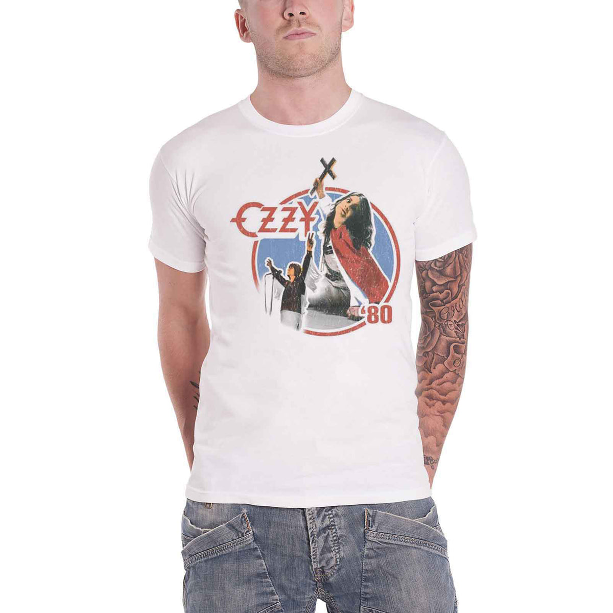 OZZY OSBOURNE - BLIZZARD OF OZZ '80 - T-Shirt White