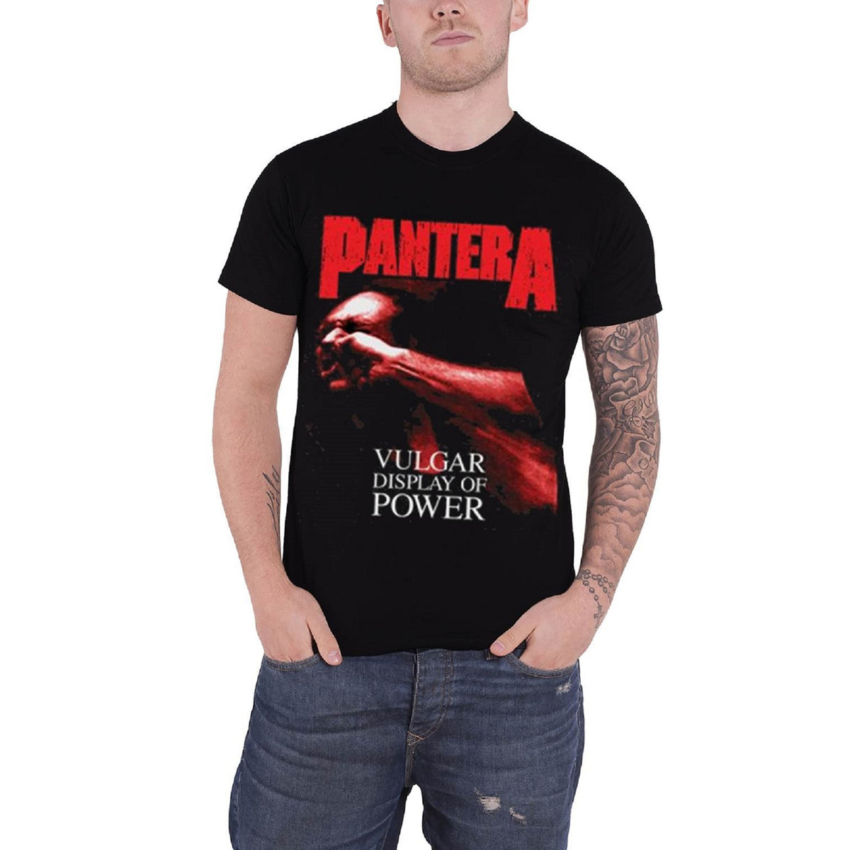 PANTERA - RED VULGAR - T-Shirt Black