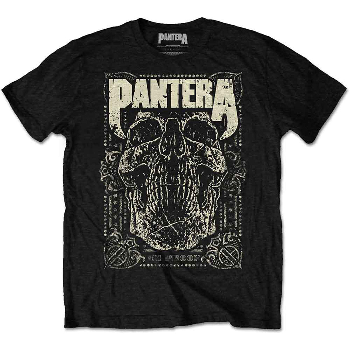 PANTERA - 101 PROOF SKULL - T-Shirt Black