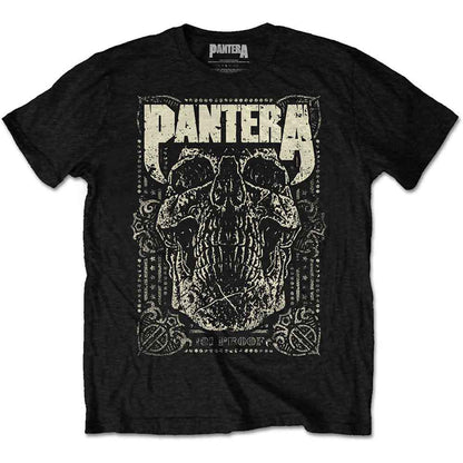 PANTERA - 101 PROOF SKULL - T-Shirt Black