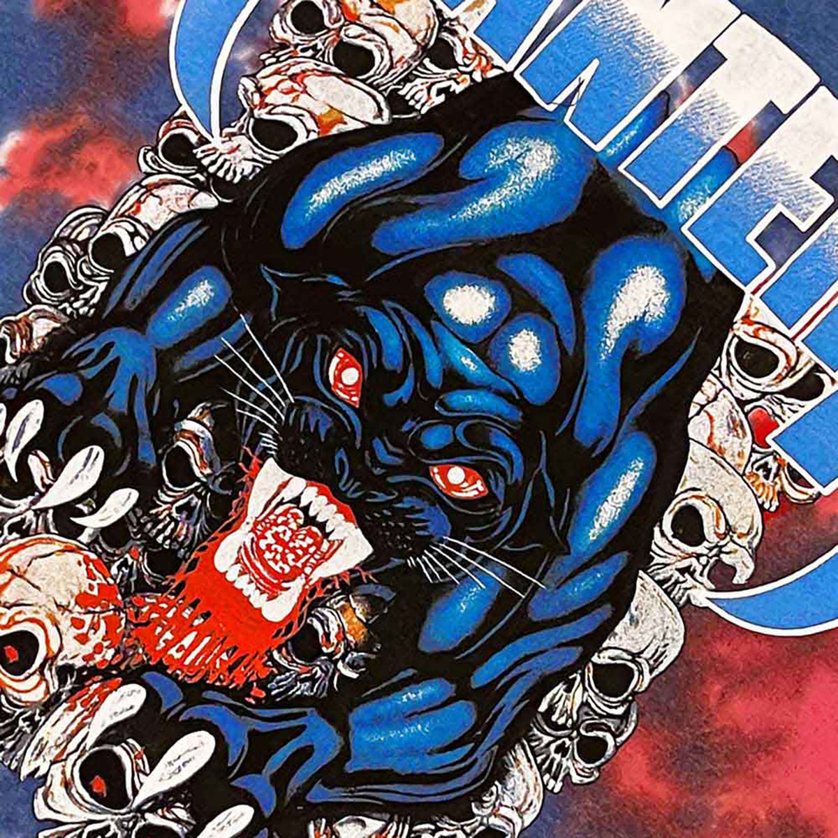 PANTERA - PANTHER - T-Shirt Blue (Wash Collection)