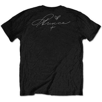 PRINCE - PARADE SIGNATURE - T-Shirt Black (Back Print)