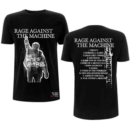 RAGE AGAINST THE MACHINE - BOLA ALBUM COVER - T-Shirt Black (Back Print)