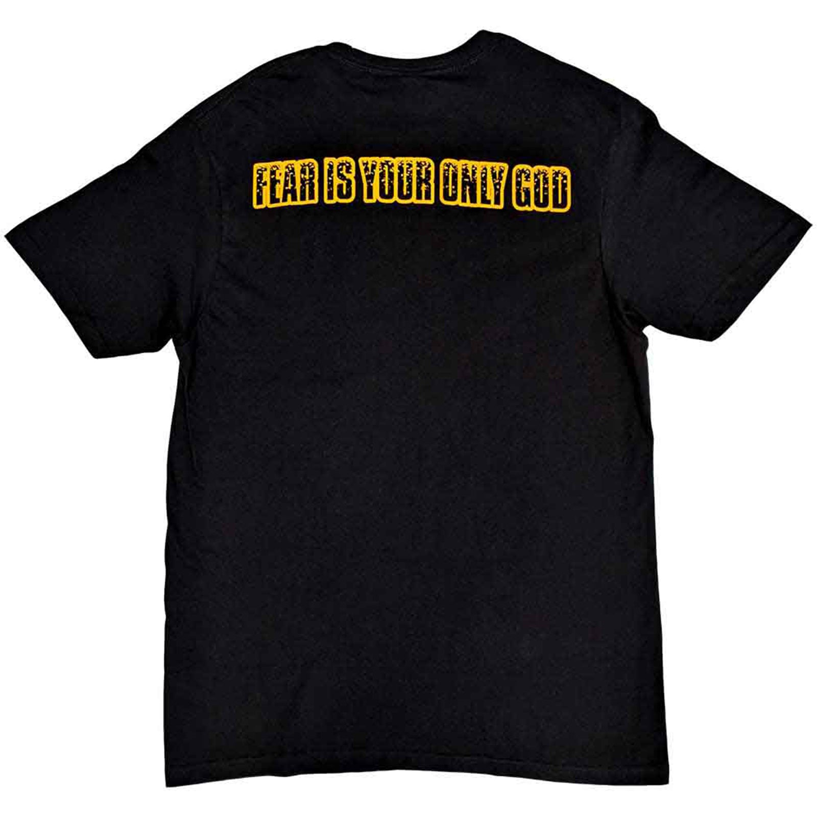 RAGE AGAINST THE MACHINE - FEAR IS OUR ONLY GOD - T-Shirt Black (Back Print)