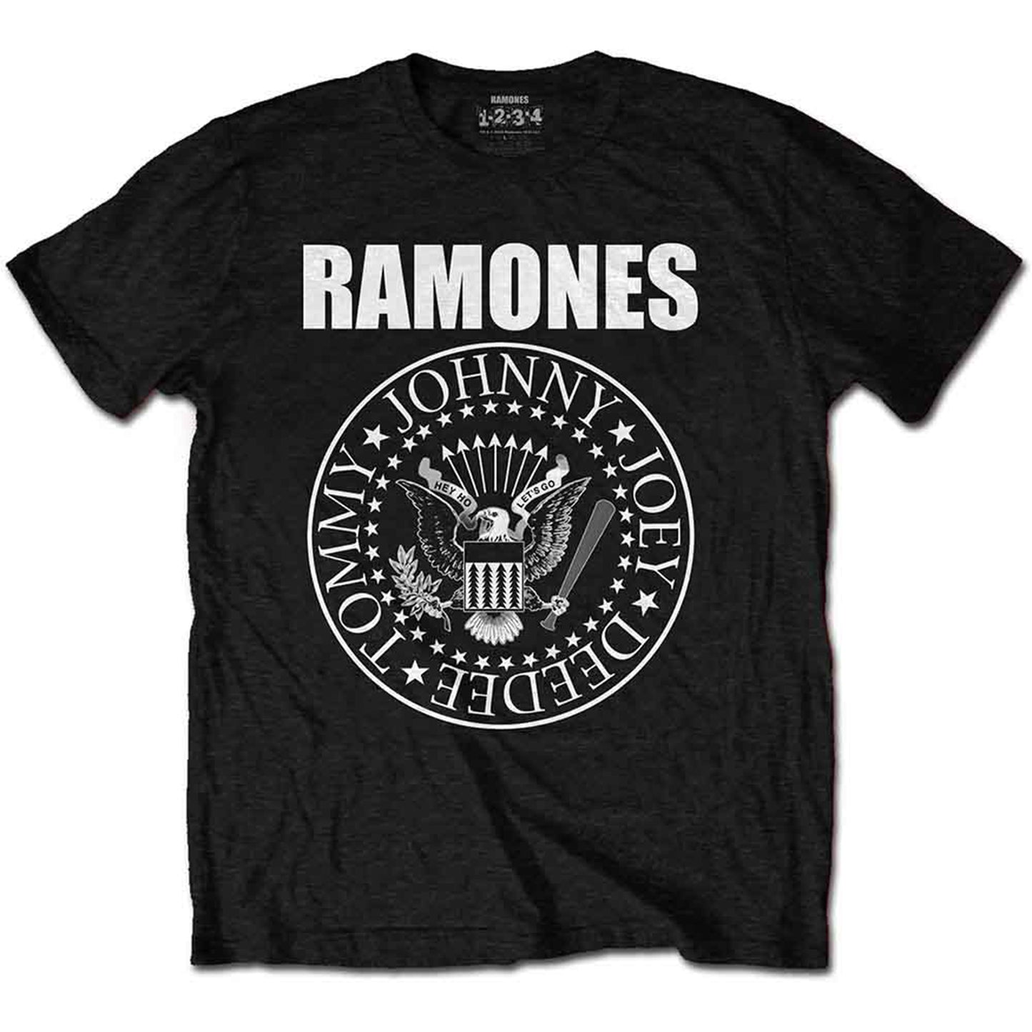 RAMONES - PRESIDENTIAL SEAL - T-Shirt Black